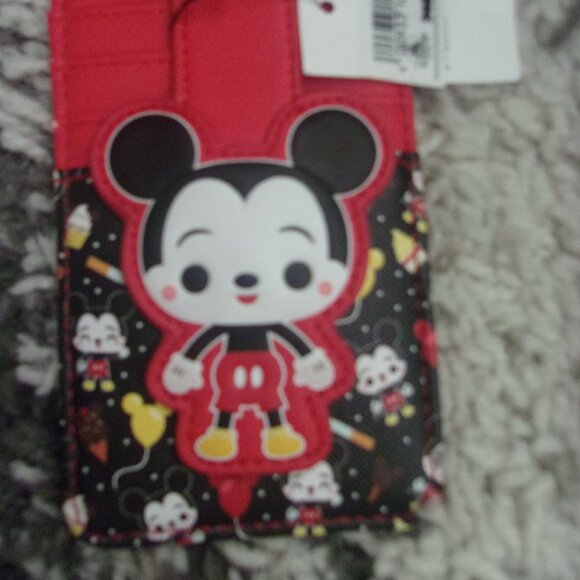 MICKEY MOUSE DISNEY PARKS FOOD ICONS CARD WALLET New - Picture 3 of 6